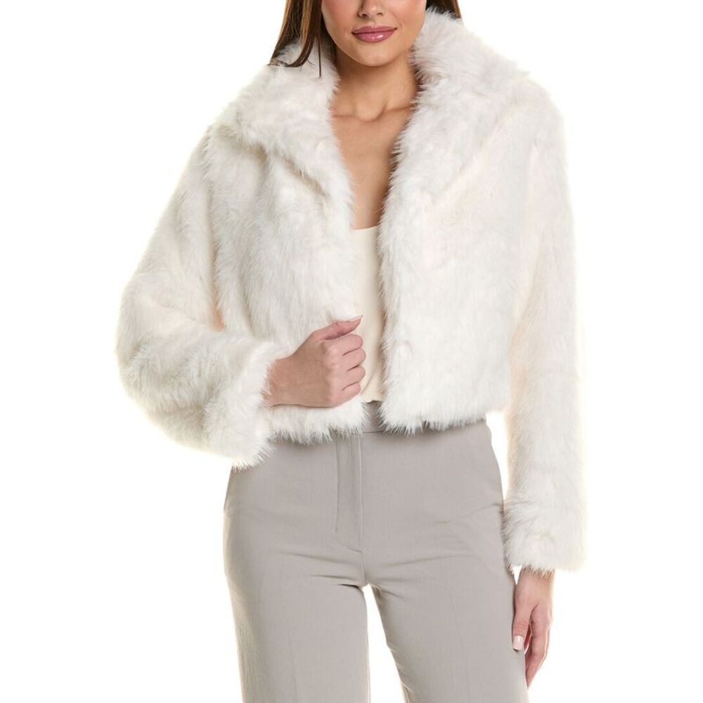 Adrienne Landau Womens  Opal Jacket, White